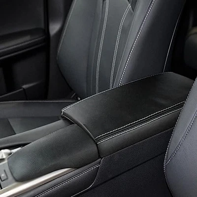 Center Console Armrest Cover for Lexus RX350 2016-2022 Black with White Stitches Foto 1 de 4