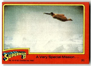 1980 Topps Superman II Card #31 A Very Special Mission... - Picture 1 of 4