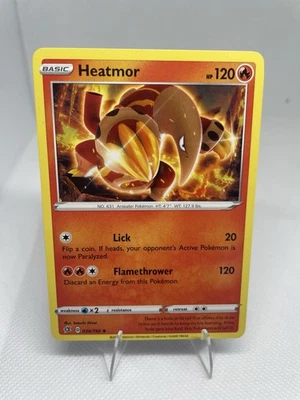 POKEMON SWORD & SHIELD REBEL CLASH HEATMOR 034/192 - Image 1 of 2