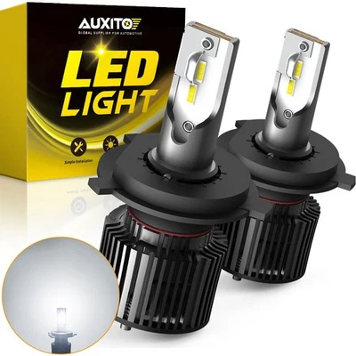 Kit de conversión de bombilla de faro LED AUXITO 2XH4 9003 CSP alto bajo 8000LM 6500K 50W Foto 1 de 4