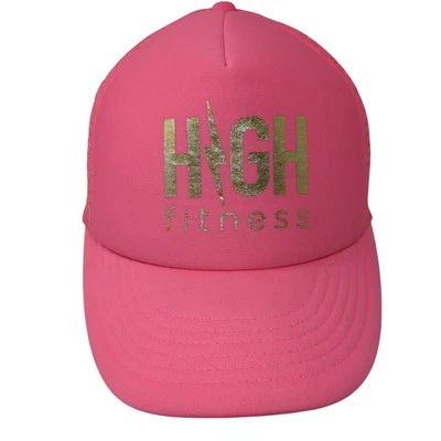 Chapéu caminhoneiro ALTO fitness Snapback malha traseira rosa tamanho único cobra sólida - Imagem 1 de 4