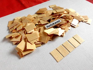 Dachschindeln Kiefer. 30mm x 20mm x 1mm L/B/H 400 Schindeln - Bild 1 von 3