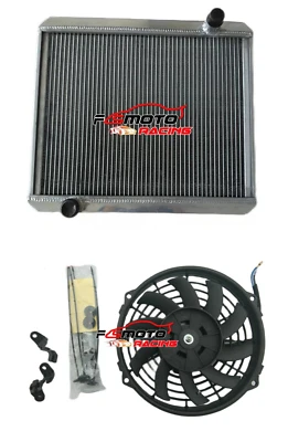 Radiador + ventilador todo aluminio para 1958-1960 MG MGA 1600 doble cámara MT 1958 1959 1960 Foto 1 de 4