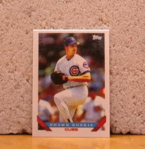 1993 TOPPS MINI 1" VARIANT BASEBALL CARD CHICAGO CUBS SHAWN BOSKIE - Picture 1 of 2
