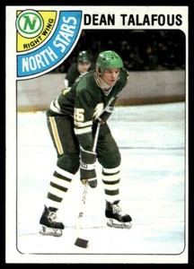 1978-79 Topps Hockey Card Dean Talafous B Minnesota North Stars #149