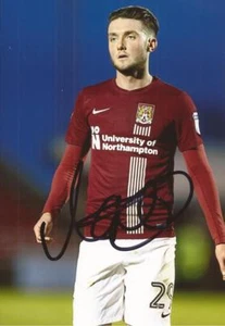 NORTHAMPTON: MATT GRIMES SIGNED 6x4 ACTION PHOTO+COA - Picture 1 of 1