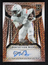 2023 Leaf Metal Pre-Production Proof Pigskin Mojo 1/1 Dontayvion Wicks #BA-DW3