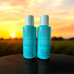 Moroccanoil Moisture Repair Shampoo 2.4 oz (Pack of 2) Fast Shipping - Picture 1 of 3