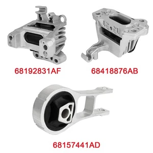 Engine Motor Mount Kit 3X For 2015 2016-2019 A5825 Chrysler 200 2.4L - Picture 1 of 10