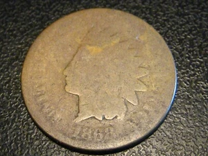 centesimo testa di indiano 1868 - Foto 1 di 4