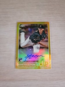 2015 Topps Chrome Baseball John Holdzkom Rookie Autograph Gold 38/50 SC1318