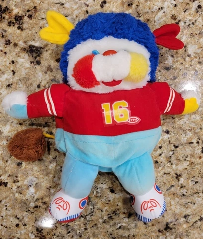 VTG 1986 Mattel Popples Touch Down Football Sports Plush Stuffed 80's Transform Cover