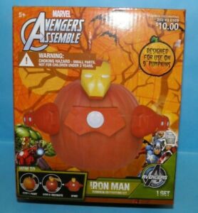 Ensemble kit de décoration citrouille Avengers Assembler Iron Man 