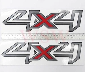 Grey 4x4 side rear decal sticker For Ford Ranger PX Wildtrak XLT 11-15 T6 12 - Picture 1 of 8
