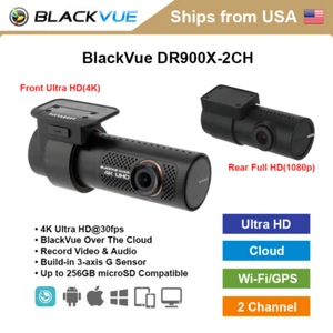 [NEU] BlackVue 2-Kanal DR900X-2CH 32 GB + Festdrahtkabel - Bild 1 von 1