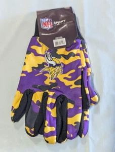 Minnesota Vikings Camouflage Sports Utility Gloves Work gardening NEW CAMO - Picture 1 of 1