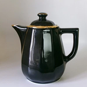 Cafetera APILCO NEGRA 190mm ALTA-BUEN ESTADO - Imagen 1 de 2