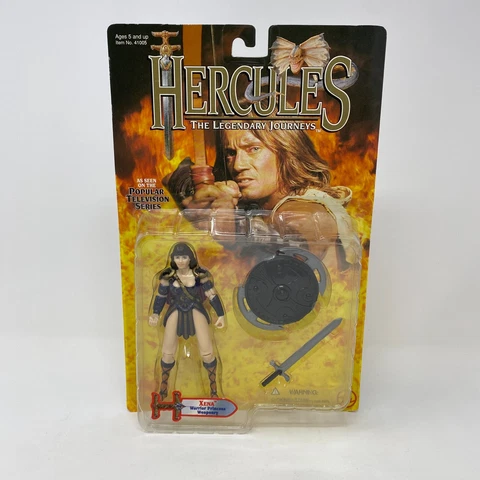 Xena Warrior Princess Figure Legendary 1996 Warrior Disguise ToyBiz *bad box Cover