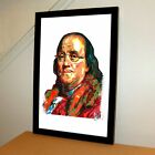 Benjamin Franklin Ojcowie Założyciele USA Polityka Plakat Druk Sztuka ścienna 11x17