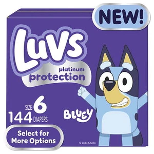 Luvs Platinum Protection Baby Diapers Size 6, 144 Count (Select for More - Picture 1 of 9