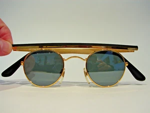 NOS Vintage 1980s Le Club 1751 OR/NE Futuristic Sunglasses Made in Italy - Picture 1 of 12