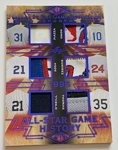 2019 Leaf ITGU Mike Piazza Sosa Oneill Nomo Ramirez Frank Thomas Jersey Logo 5/6