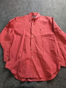 Camisa para hombre Ralph Lauren Blaire con botones roja grande manga larga - Imagen 1 de 14