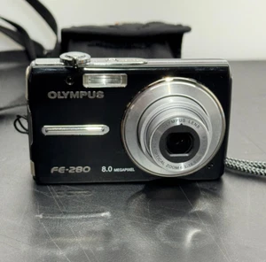 Olympus FE-280 8.0MP Digital Camera W/ sd card & Battery - Picture 1 of 8