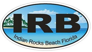 Indian Rocks Beach Florida ovale Stoßstange Aufkleber oder Helm Aufkleber D1211 - Bild 1 von 1