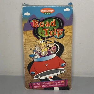 Nickelodeon Road Trip VHS 1995 Rugrats Ren & Stimpy Rockos Modern Life Nick Rare - Picture 1 of 14