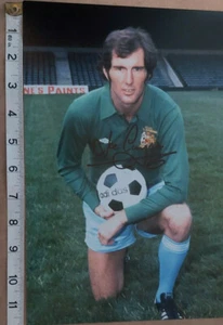 JOE CORRIGAN SIGNED PROFESSIONAL 12 X 8 MAN CITY 3 PHOTO COA - OFFERS ACCEPTED - Picture 1 of 2
