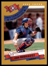 2002 Topps Ivan Rodriguez Baseball Cards #697