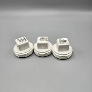 Charlotte PVC Cleanout Plug 1.5" Lot Of 3 - Picture 1 of 12
