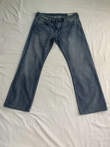 Buffalo David Bitton Driven Straight Jeans Sz 36x32 (Actual Meas 36x30) - Imagen 1 de 12
