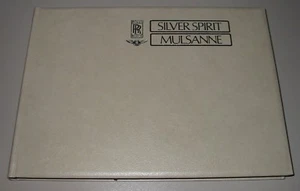 Owner´s Handbook Owner´s Manual Rolls Royce Silver Spirit Mulsanne August 1982! - Foto 1 di 5