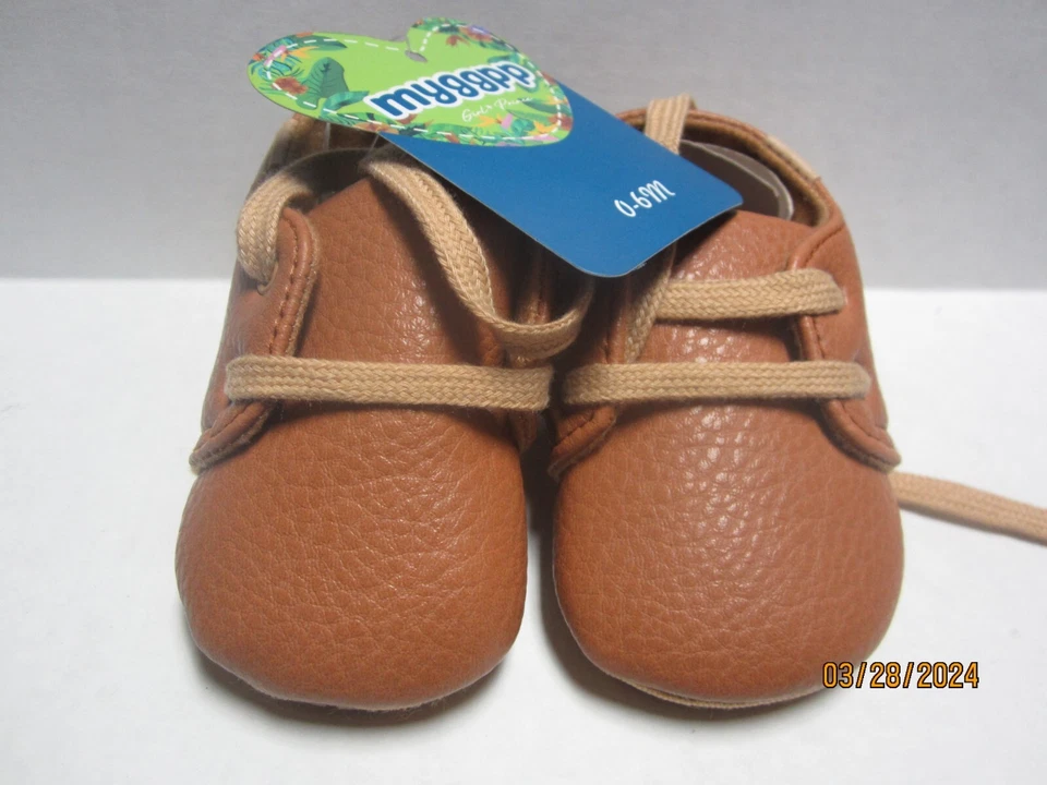 Zapatos Myggpp Baby Marrón Imitación Cuero Talla 0-6M Foto 1 de 1