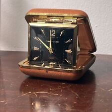 Vintage Phinney-Walker Radium Black-faced Travel Alarm Clock - not Working
