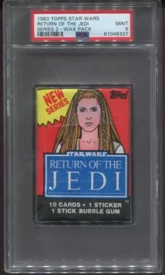 1983 TOPPS STAR WARS - RETURN OF THE JEDI SERIES 2 - WAX PACK - PSA 9 MINT - Image 1 of 2