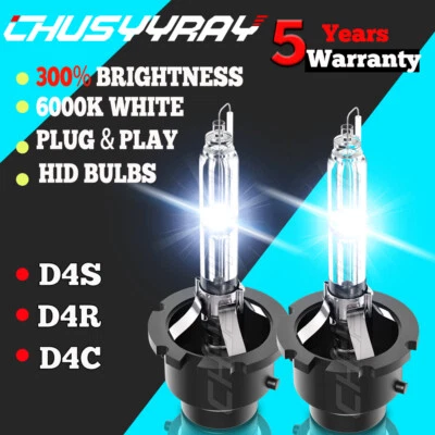 For Lexus RX350 RX450h 2010-2015 2x D4S Front HID Xenon Headlight Bulbs Low Beam - Image 1 of 4