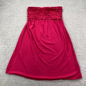 Traje de baño Xhilaration para mujer con correas rosa mediano encubrimiento mezcla poliéster - Imagen 1 de 8