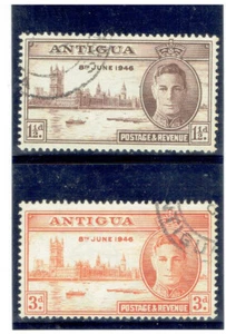 ANTIGUA Y BARBUDA 1946 Edición Paz FU CV $0,80 - Imagen 1 de 1