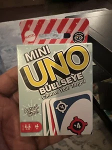 Mattel UNO "Mini UNO BullsEye Edition Card Game "Choose Your Target" NEW - Picture 1 of 2