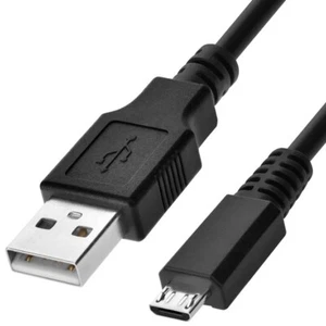 1.5 Foot Black USB-A to Micro USB-B 2.0 Cable - 5-Pin, 28/28AWG - Picture 1 of 5