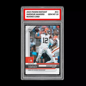 Graded 10 Shedeur Sanders - 2025 Panini Instant #11 RC Rookie Browns - Picture 1 of 2