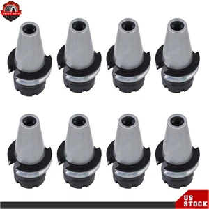 8 Pack 2.76" CAT40-ER32 COLLET CHUCK-8 CHUCKS 0.0001-0.0002” TIR - Picture 1 of 12