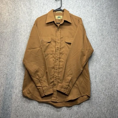 VTG Hunter's Peak Rugged Wear M 100% Polyester Mens Single Needle Tailored Camel - Image 1 of 4