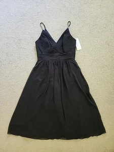 Vestido Jenny Packham para mujer talla 8 negro con correas con joyas dama de honor - Imagen 1 de 10
