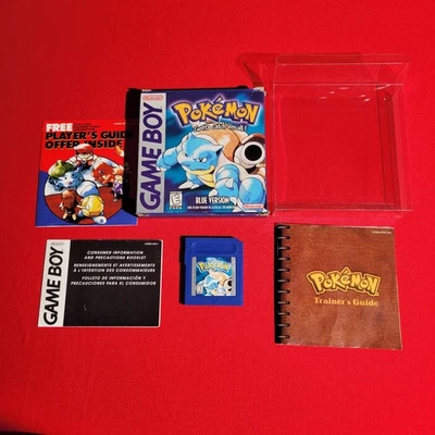 Pokémon Blue 1st PRINT CIB with Brand NEW Battery • 100% Authentic! - Image 1 of 4