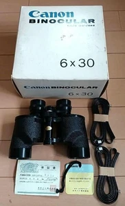 Canon Vintage Binoculars 6x30 Bausch & Lomb, Original Box, Warranty Card - Picture 1 of 16