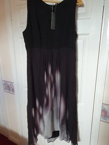 Mint Velvet Black Sleeveless Dress 18 BNWT - Picture 1 of 7